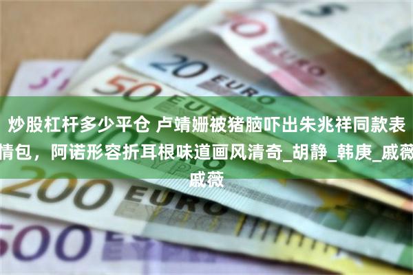 炒股杠杆多少平仓 卢靖姗被猪脑吓出朱兆祥同款表情包，阿诺形容折耳根味道画风清奇_胡静_韩庚_戚薇