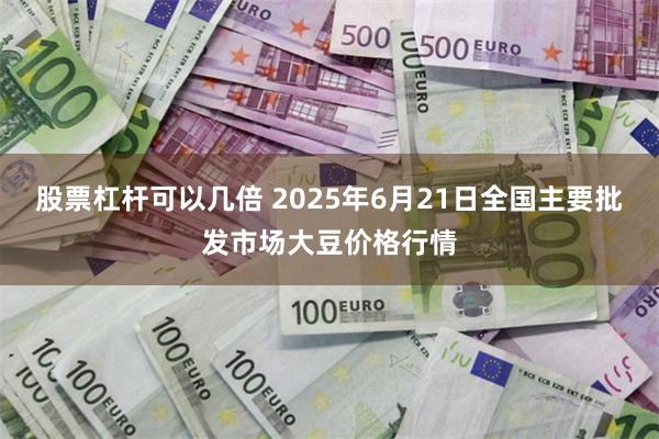 股票杠杆可以几倍 2025年6月21日全国主要批发市场大豆价格行情
